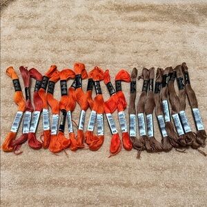 20 DMC Assorted Embroidery Floss SET